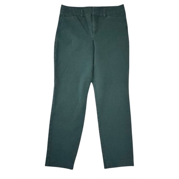 Old Navy Sz 6 Dark Bottle High Rise Secret Smooth Pockets Pixie Ankle Pants NEW - Picture 1 of 7